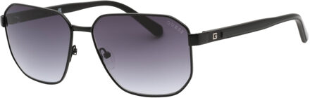 Guess Donkergrijze SF Lens Matzwarte Zonnebril - maat