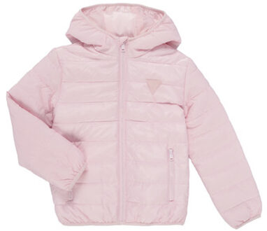 Guess Donsjas Guess HOODED LS PADDED PUFFER W/ZIP" Roze - 2 ans,4 ans,6 ans