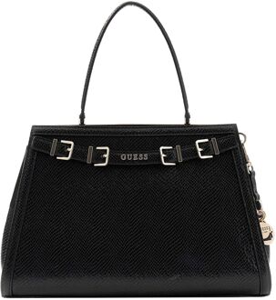 Guess Dovie Satchel black handtas dames Zwart - H 21 x B 32 x D 10 cm