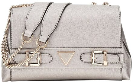 Guess Eco Ali Convertible Xbody Flap pewter Damestas Grijs - H 16 x B 27 x D 8