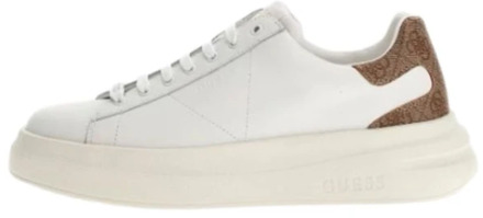 Guess Eenvoudige Vetersneakers Guess , White , Heren - 45 Eu,44 Eu,41 Eu,43 EU