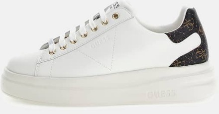 Guess Elbina Sneakers Van Echt Leer Bruin multi - 39