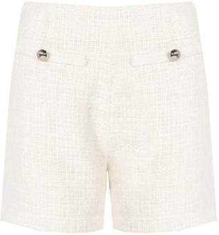 Guess Elegant High-Waisted Shorts Guess , Beige , Dames - L,Xs