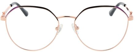 Guess Elegante Metalen Raam Brillen Bruin