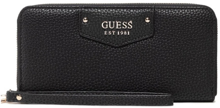 Guess Elegante zwarte portemonnee met meerdere vakken Guess , Black , Dames - ONE Size