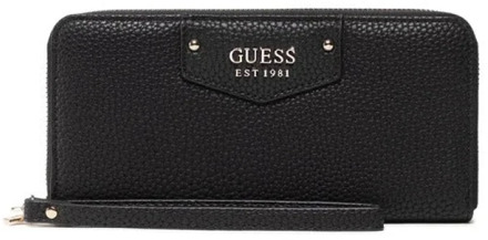 Guess Elegante zwarte portemonnee met meerdere vakken Guess , Black , Dames - ONE Size