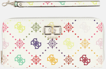 Guess Emelie ziparound portemonnee L multi logo