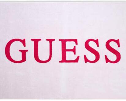 Guess Essential strandhanddoek voor heren Wit - One Size