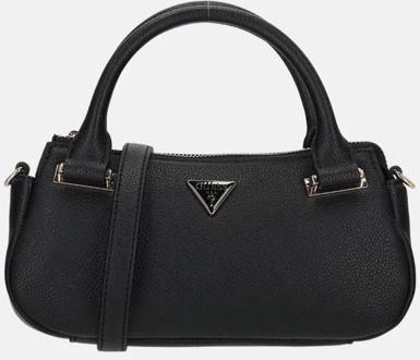 Guess Evie mini satchel handtas black Zwart