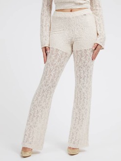 Guess Flared Broek Wit - L