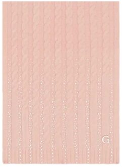 Guess gebreide damessjaal G Rosé - One Size