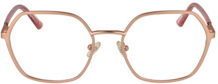 Guess Geometrisch Frame Bril Roségoud