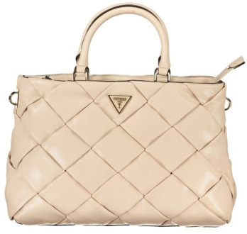 Guess Gevlochten Zaina Handtas Guess , Beige , Dames - ONE Size