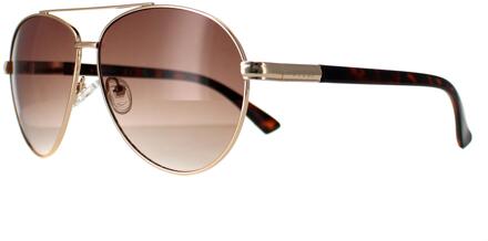 Guess GF0221 32F goud bruin gradiënt zonnebril