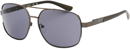 Guess GF0227 08A donkerzilveren zonnebril Grijs