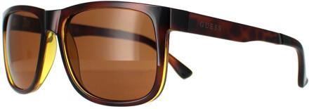 Guess GF0234 52E donker havana bruin zonnebril - maat