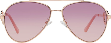 Guess GF0365 - Zonnebril - Dames - Goudkleurig - Rosé lens