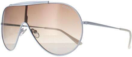 Guess GF0370 21F wit bruin gradiënt zonnebril
