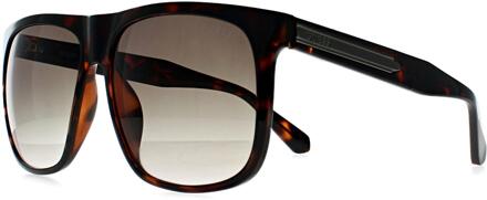 Guess GF5072 52P donker havana bruin gradiënt zonnebril - One Size