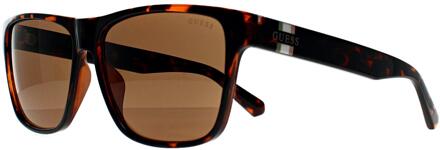 Guess GF5120 52E donker havana bruin zonnebril - One Size