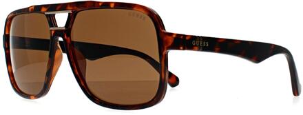 Guess GF5125 52E donker havana bruin zonnebril