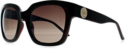 Guess GF6128 52F donker havana bruin gradiënt zonnebril