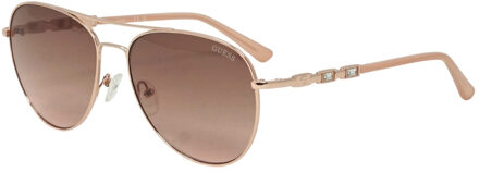 Guess GF6143 28F Roze Gouden Zonnebril - maat Roségoud