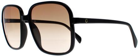 Guess GF6146 01F zwart bruin gradiënt zonnebril - One Size