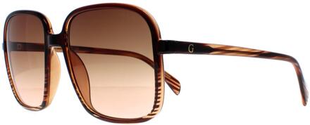 Guess GF6146 45F zonnebril met bruin kleurverloop - One Size