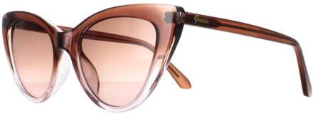 Guess GF6147 48F bruin bruin gradiënt zonnebril - maat