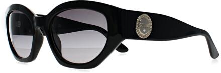 Guess GF6164 01B glanzend zwart grijs gradiënt zonnebril - maat
