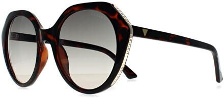 Guess GF6201 52P donker havana grijs gradiënt zonnebril Bruin