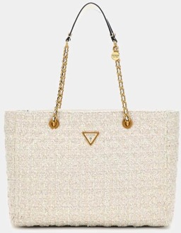 Guess Giully Shopper Tweed Wit - T/U