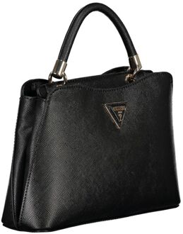 Guess Gizele 2 Compartiment Satchel Tas Guess , Black , Dames - ONE Size