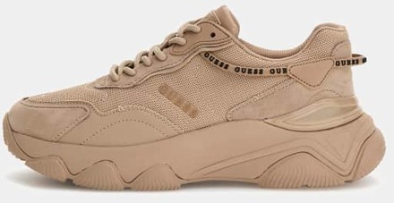 Guess Glamour Sneaker Vrouwen Stijlvolle Schoenen Guess , Beige , Dames - 40 EU