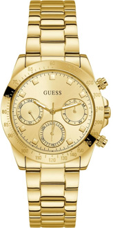 Guess Gouden Quartz Horloge Guess , Yellow , Dames - ONE Size