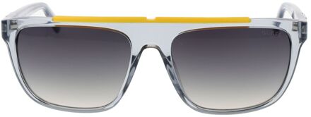 Guess Grijze Acetaat Zonnebril Zilver - One Size