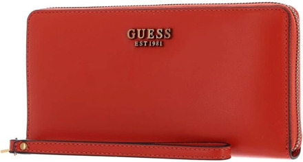 Guess Grote portemonnee met rits Guess , Red , Dames - ONE Size