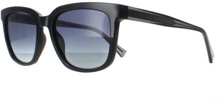 Guess GU00050 01D glanzend zwarte smoke gepolariseerde zonnebril - maat