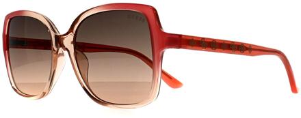 Guess GU00100 74B kristal roze grijs blauwe zonnebril - One Size