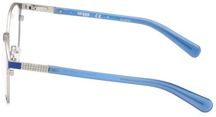 Guess Gu2780 Ronde Blauwe Bril Middelblauw - One Size