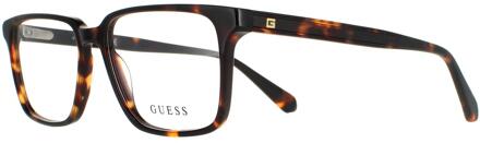 Guess GU50047 052 Donker Havana brilmonturen voor mannen Bruin - One Size