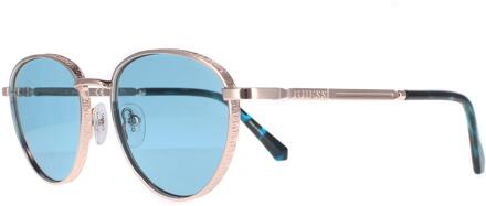 Guess GU5205 32W goud blauw gradiënt zonnebril