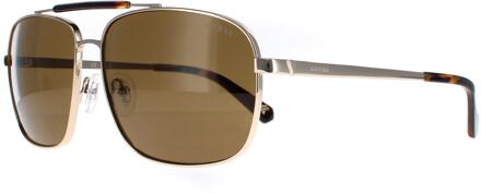 Guess GU5210 32E goudbruin zonnebril - One Size