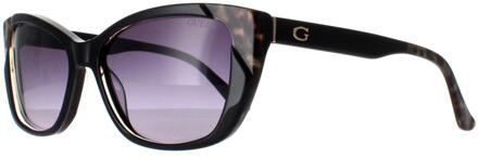 Guess GU7511 05B zwart donkerblauw gradiënt zonnebril