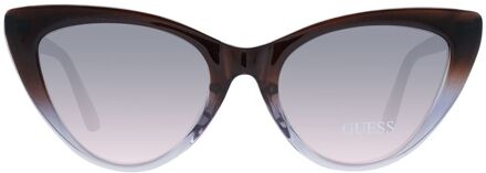 Guess Gu7620 Kat Oog Zonnebril - maat Donker Bruin