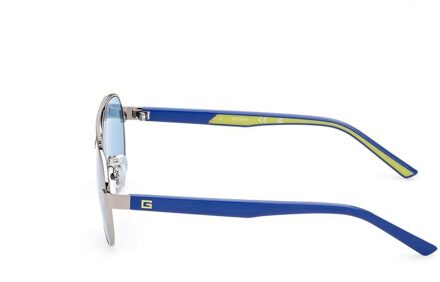 Guess Gu7624 Aviator Zonnebril Blauwe Lenzen Lichtblauw
