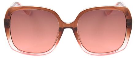 Guess Gu7624 Vierkante Zonnebril Bruin