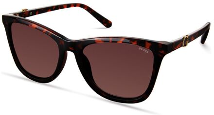 Guess Gu7672 Schildpad Zonnebril - maat Donker Bruin