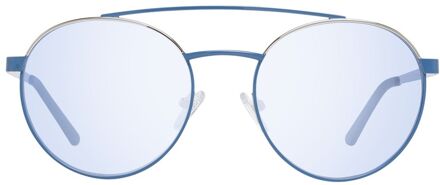 Guess Gu7742 Ronde Metalen Aviators Blauw